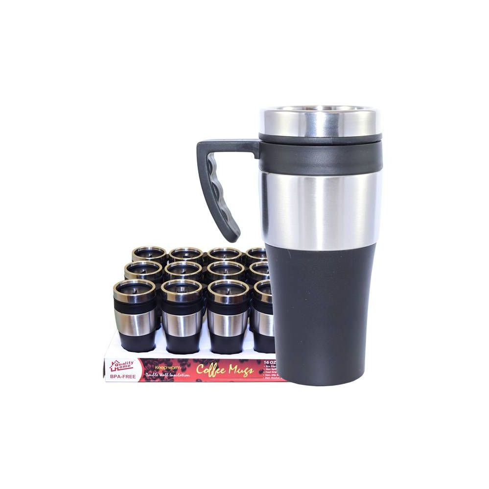 Best Travel Coffee Mug With Handle / Stainless Steel Travel Mug With