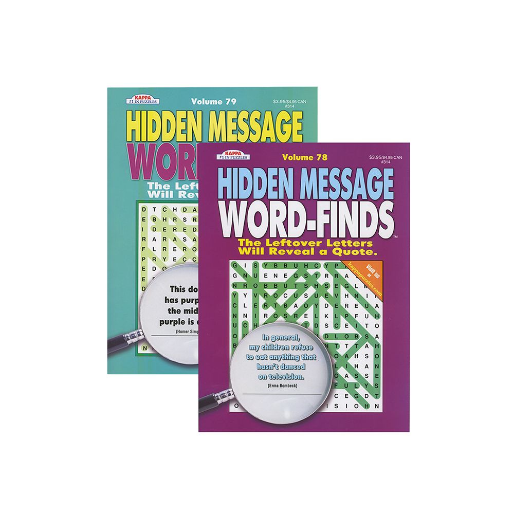 Hidden Message Word-Finds Volume 76 By KAPPA Hidden Message Word-Finds Volume 76 By KAPPA
