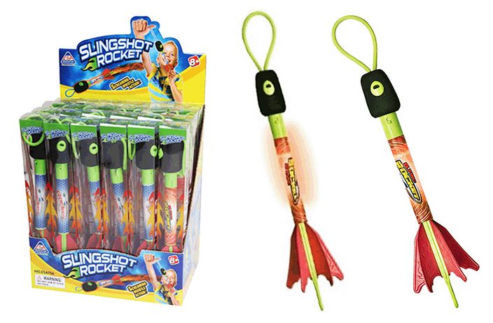 light up slingshot rocket