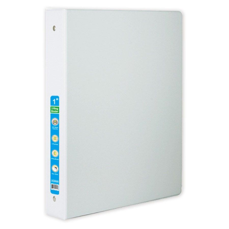 48 of Hard Cover Binder In White at