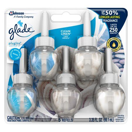 5 of Glade Plugins 5ct Refills Clean Linen - at - wholesalecaseprice.com